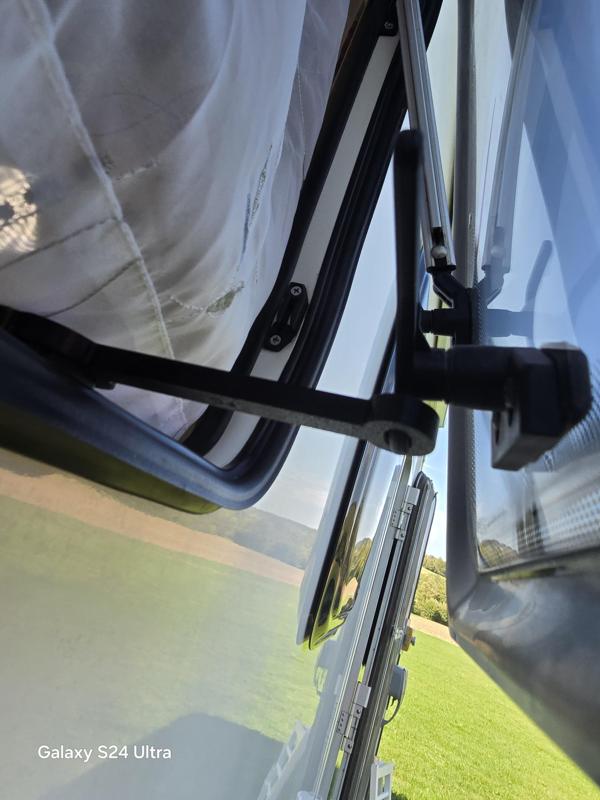 Motor home window wedge