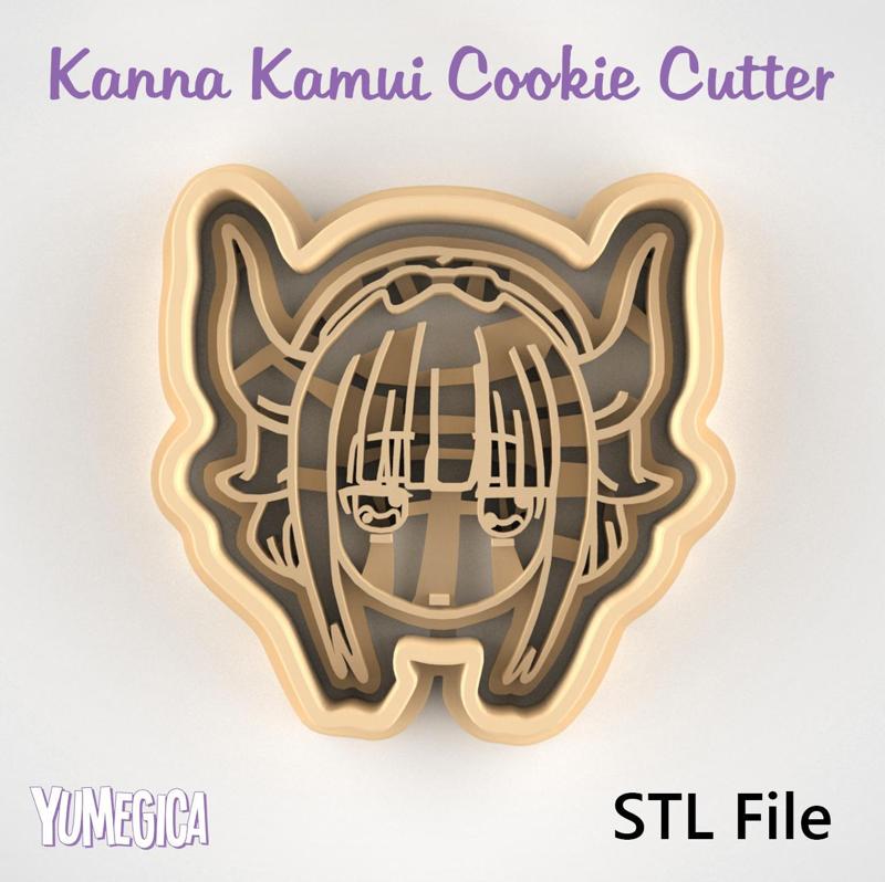 Kanna Kamui from “Kobayashi-san Chi no Maid Dragon - Miss Kobayashi's Dragon Maid” Cookie Cutter - STL file