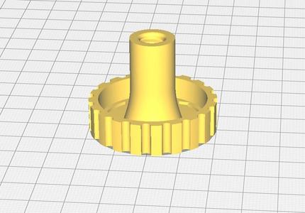 Lowrider2 Z Axis Leadscrew knob
