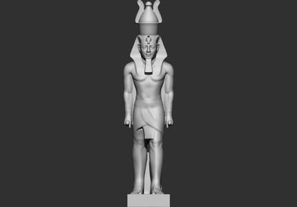 Ramesses Ramses II 3D Printable model low poly