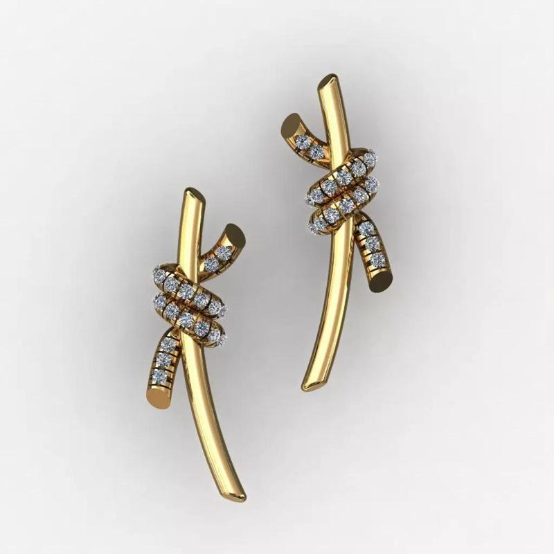 Tiffany Knot Earrings