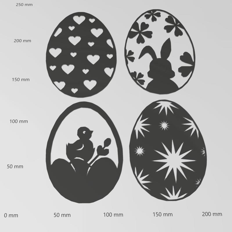 Wandtattoo osterei-sammlung