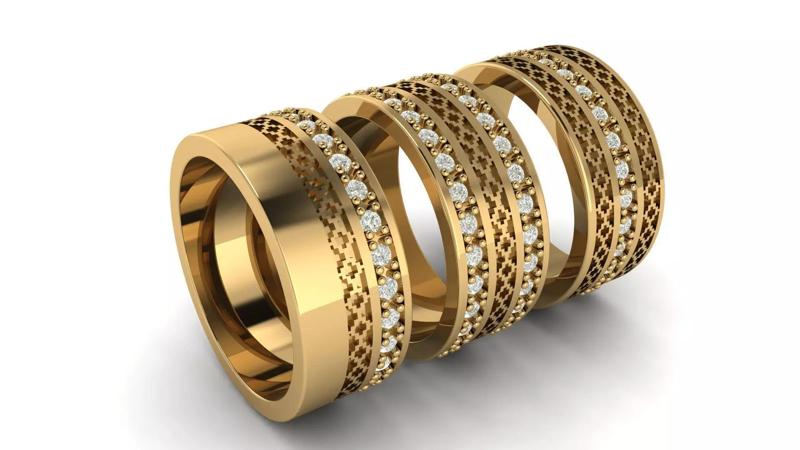 Solitaire Wedding Engagement Ring 3D print model