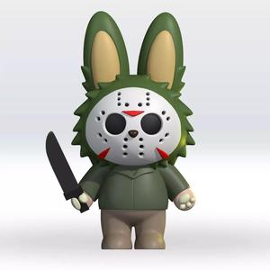 Labubu Halloween Jason Voorhees Halloween STL 3D Model