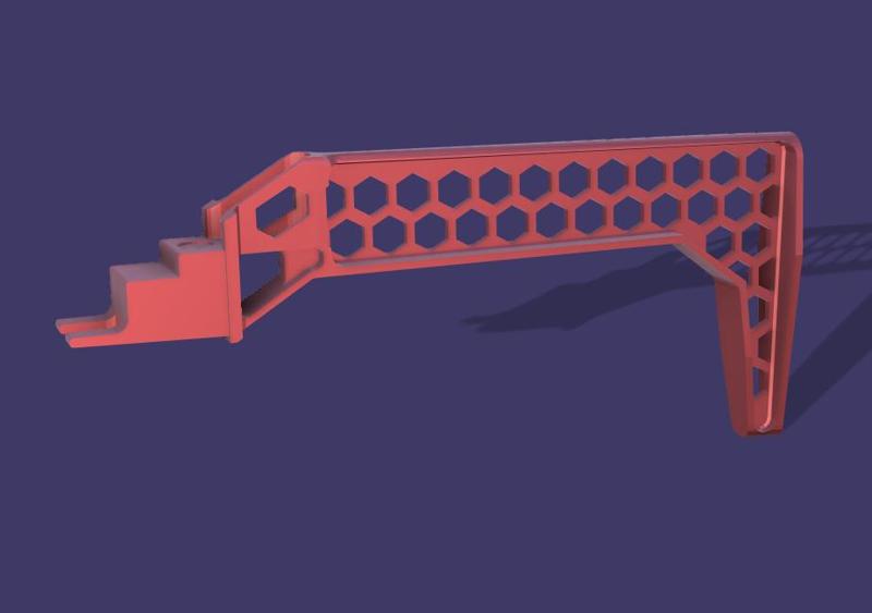 Ak Hexagon Tactical Kocherga Stock Tarkov