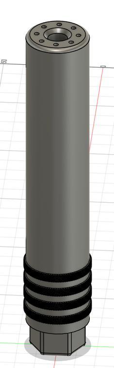 Desertech SRS Supressor 14mm CCW