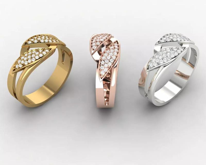 Solitaire Wedding Engagement Women Ring 3D print model