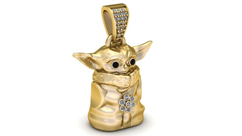 Cosmic Child Pendant 3D Printable Model