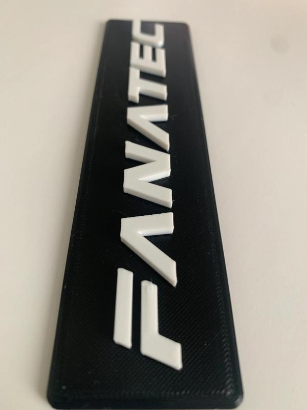 Fanatec name plate