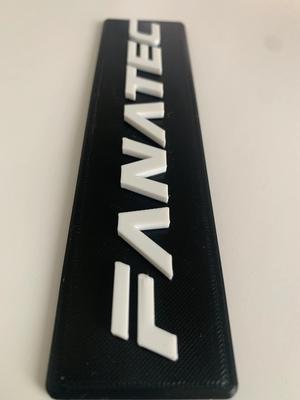 Fanatec name plate