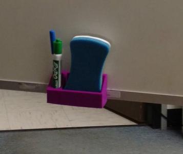 Whiteboard Marker and Eraser Holder