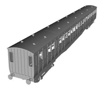 3D Perspective railway coaches 1/76(OO) to 1/152(N/) scale