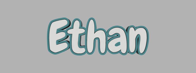 two-tone key ring - Ethan