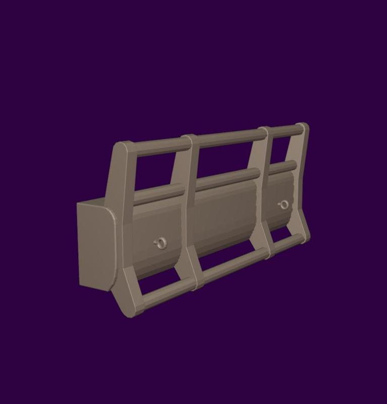 RC TRUCK BULLBAR 005 3D STL PRINT