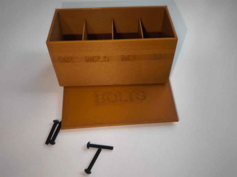 Organizer box for bolts M2-M4