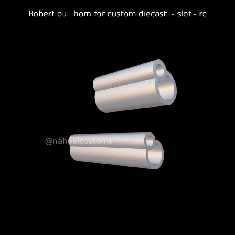 Robert bull horn for custom diecast  - slot - rc