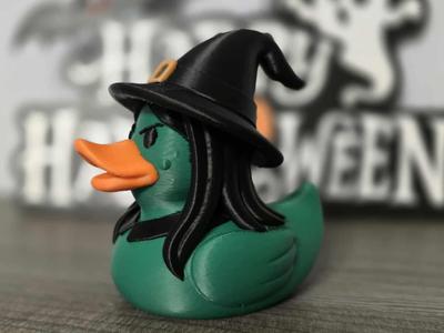 Halloween 2025 * Cute Spooky Witch Duck
