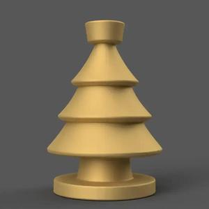 Christmas Tree Candle Container STL