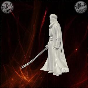 Imam Ali with Zulfiqar Sword V2 - Hz. Ali Zülfikar Kılıcı V2 – SoliDRawinGs SG994