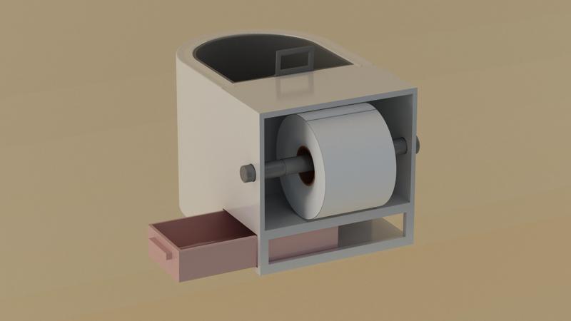 Trash can for bathrooms.