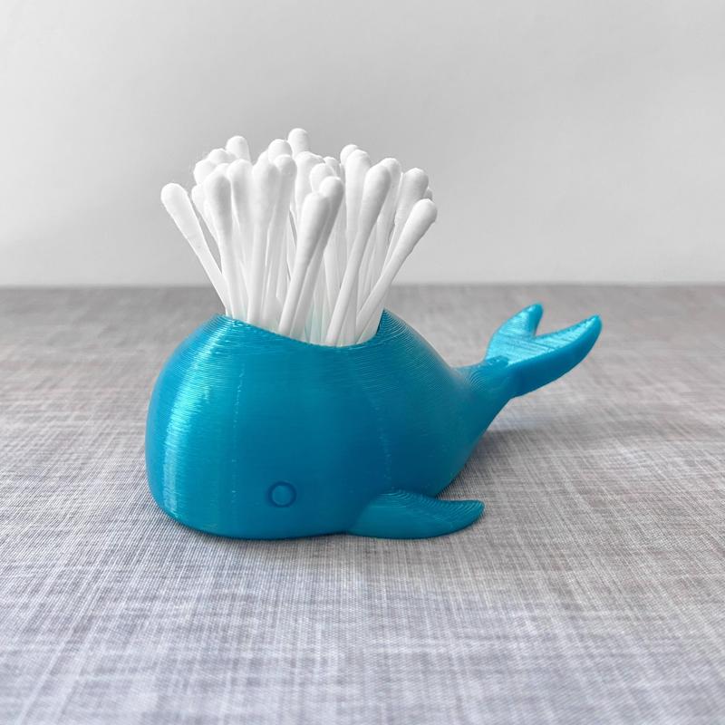 MULTI-PURPOSE WHALE - FLOWER POT, SWAB HOLDER, TOOTHPICK HOLDER