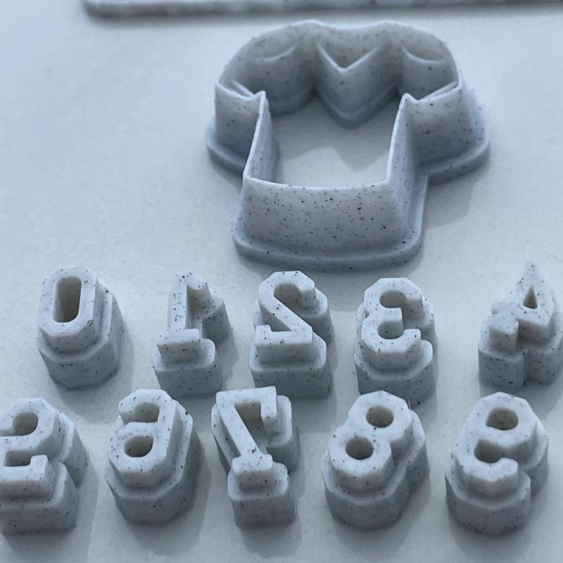 American football jersey cutter and stamp set - 11 sizes