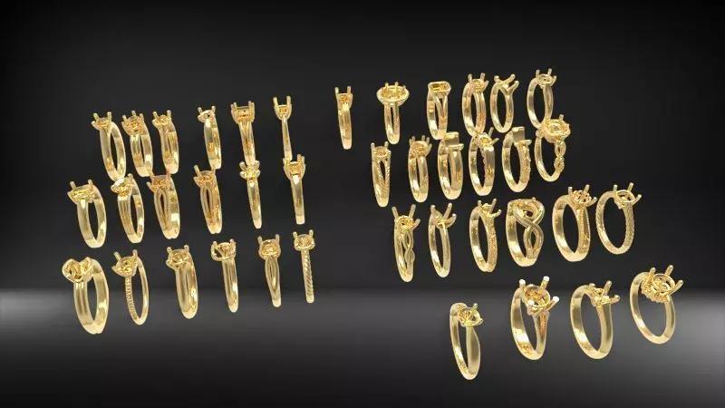 Various Modern Ladies designer wedding bands Dia Rings Jewelry