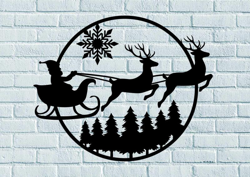 Christmas Metal Sign