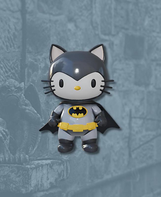 Hello Kitty Batman - Gotham's Superhero Kitten