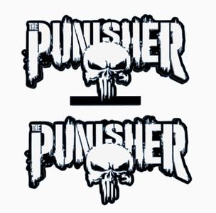 MARVEL's THE PUNISHER V1 Logo Display by MANIACMANCAVE3D
