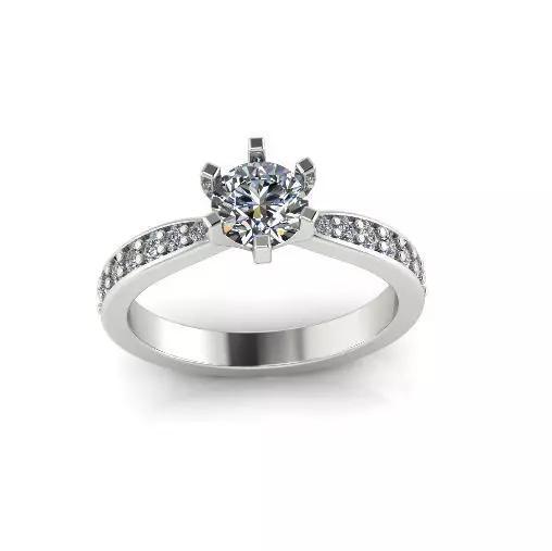 Solitaire ring Model 7577