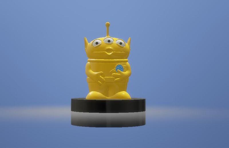 TOY STORY ALIEN TOY 3D PRINTABLE MODEL