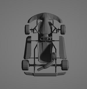Karting Shift 125cc N8 – 3D Printable Racing Go-Kart Model