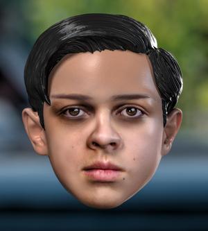 1/6 1/12 Wednesday Season 2 Isaac Ordonez Pugsley Addams Head Headsculpt