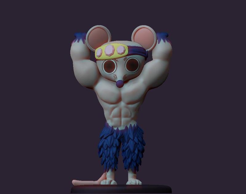 Demon Slayer: Uzui Tengen Muki mice pen holder