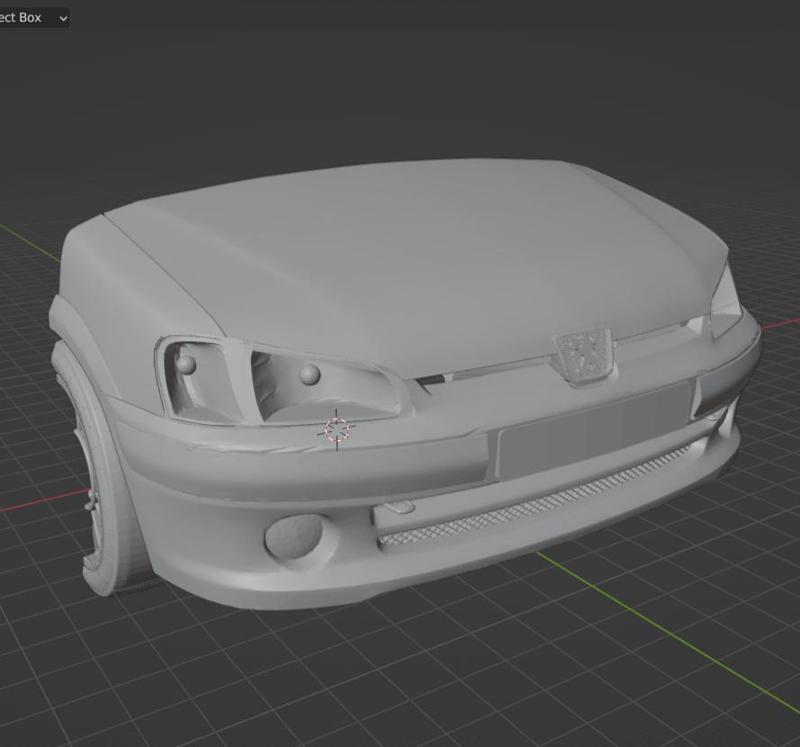 HALF Peugeot 106 1:10