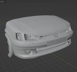 HALF Peugeot 106 1:10