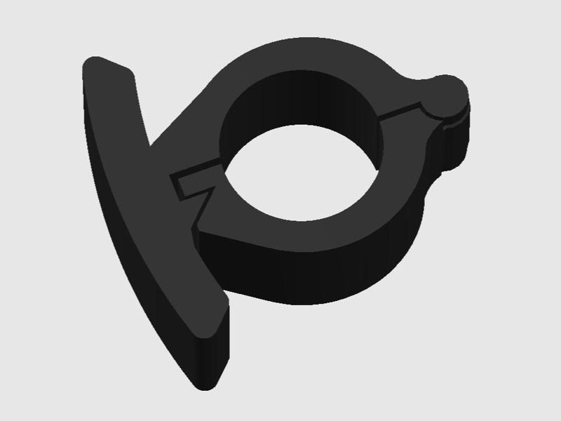 Classic Fiat 500 Canvas Roof bar clamp