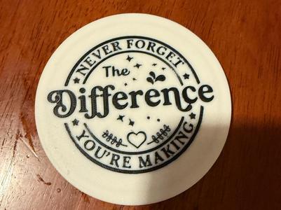 Thank You Coaster - You Make A Difference