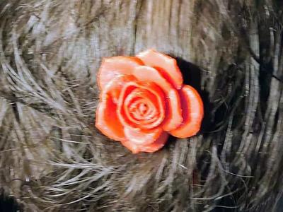 Rose Hair Comb