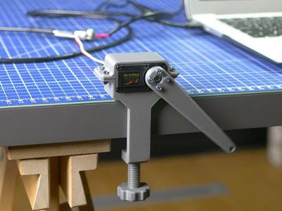 Servo Motor Clamp for STS3215 - Bench Test Mount