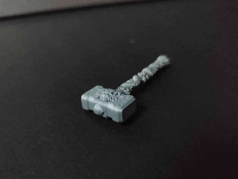 Chinese Dragon-Headed hammer For Miniature Figures