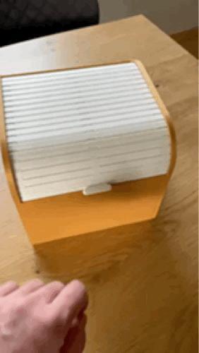 Box with Rolling Lid