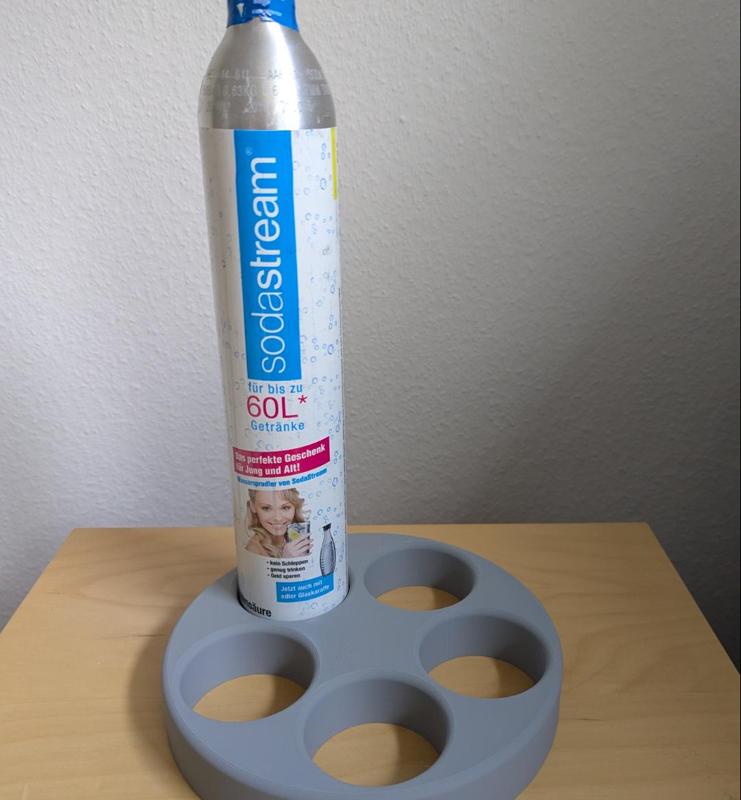 CO2 Cylinder Holder for up to 5 Gas Cartridges