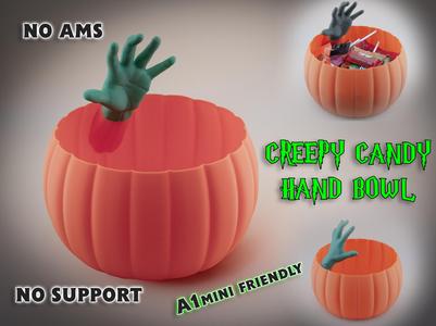Creepy Candy Hand Bowl