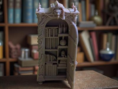 Miniatur Bookshelf for Alchemisten 