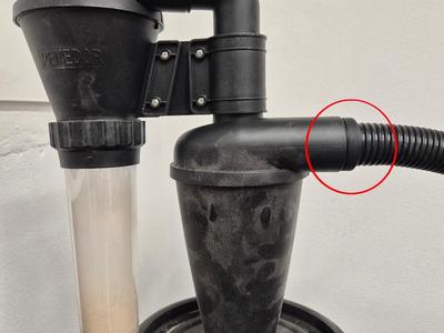 Dual Cyclone - Inlet Adapter 36mm Spiral Hose