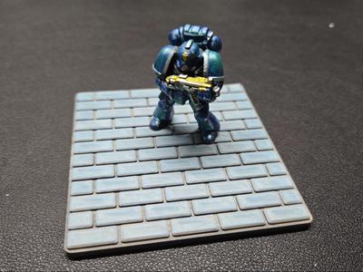 DnD Square Floor Tile Figure Diorama Base