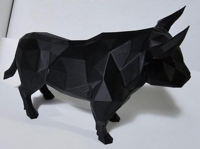 Bull Low-poly