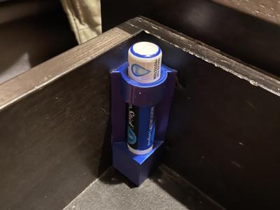 Chapstick holder for drawer